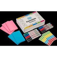 PLAYROOM Moderationszubehör Workshop 3x Whiteboard-/Flipchartmarker; 5x Permanentmarker; 3x Set Haftnotizen; 2x Bogen Wahlpunkte von PLAYROOM