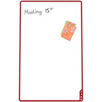 PLAYROOM mobiles Whiteboard Playboard 75,0 x 118,0 cm rot emaillierter Stahl von PLAYROOM