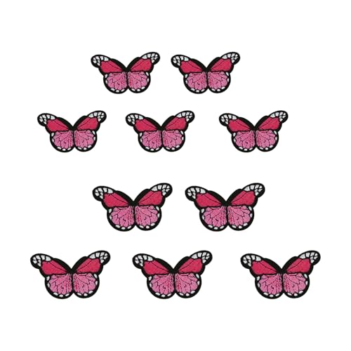 10 Stück Stickerei Schmetterling Applikationen Schmetterling Bügelapplikation Aufnähen Kleidung Patches für Kleidung Kleid Jeans Hut 10 Stück Stickerei Schmetterling Applikationen Schmetterling Bügelapplikation Aufnähen Kleidung Patches für Kleidung Kleid Jeans Hut von PLCPDM