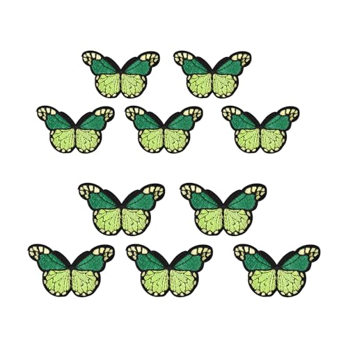 10 Stück Stickerei Schmetterling Applikationen Schmetterling Bügelapplikation Aufnähen Kleidung Patches für Kleidung Kleid Jeans Hut 10 Stück Stickerei Schmetterling Applikationen Schmetterling Bügelapplikation Aufnähen Kleidung Patches für Kleidung Kleid Jeans Hut von PLCPDM
