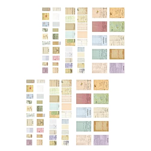 100 Blatt antikes dekoratives Papier, Scrapbooking, Dekoration, Zubehör für Tagebuch, Fotoalbum, Einladungskarte, Verpackung, Scrapbooking, Dekoration 100 Blatt antikes dekoratives Papier, Scrapbooking, Dekoration, Zubehör für Tagebuch, Fotoalbum, Einladungskarte, Verpackung, Scrapbooking, Dekoration von PLCPDM