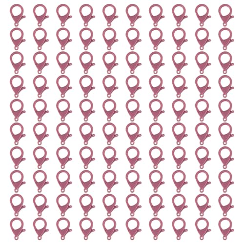100 Stück farbige Karabinerverschlüsse für Halsketten, Armbänder, Ohrringe, Schmuckherstellung, Zubehör, 35 mm 100 Stück farbige Karabinerverschlüsse für Halsketten, Armbänder, Ohrringe, Schmuckherstellung, Zubehör, 35 mm von PLCPDM