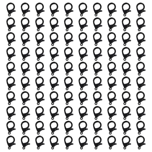 100 Stück farbige Karabinerverschlüsse für Halsketten, Armbänder, Ohrringe, Schmuckherstellung, Zubehör, 35 mm 100 Stück farbige Karabinerverschlüsse für Halsketten, Armbänder, Ohrringe, Schmuckherstellung, Zubehör, 35 mm von PLCPDM