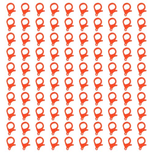 100 Stück farbige Karabinerverschlüsse für Halsketten, Armbänder, Ohrringe, Schmuckherstellung, Zubehör, 35 mm 100 Stück farbige Karabinerverschlüsse für Halsketten, Armbänder, Ohrringe, Schmuckherstellung, Zubehör, 35 mm von PLCPDM