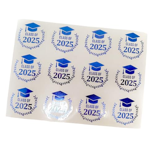 120 Stück Abschlusshut-Aufkleber für Siegel, Umschläge, Kartenverpackungen, 40 mm, transparente PET-Aufkleber, selbstklebende Etiketten von PLCPDM