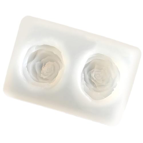 3D Rose Silikonkerzenformen Für Epoxidharz Kerzenseife Gipsdekoration Schokoladen Fondant Silikonformen von PLCPDM