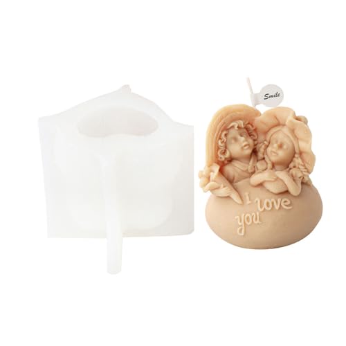 3D-Silikonform für Jungen und Mädchen, leicht zu entformen, für Seife, Gips, Ornamente, Valentinstag 3D-Silikonform für Jungen und Mädchen, leicht zu entformen, für Seife, Gips, Ornamente, Valentinstag von PLCPDM