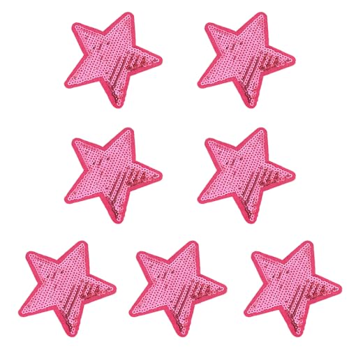 7 x Pailletten-Stern-Aufnäher zum Aufnähen/Aufkleben, beliebtes Kleidungszubehör für kreative Bastelprojekte 7 x Pailletten-Stern-Aufnäher zum Aufnähen/Aufkleben, beliebtes Kleidungszubehör für kreative Bastelprojekte von PLCPDM