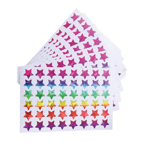 960/1080/1380pcs Sparkling Star Heart Aufkleber Aufkleber Für Scrapbooking Art Craft Packaging Kid Belohnung Aufkleber Aufkleber Kartenstar Aufkleber von PLCPDM