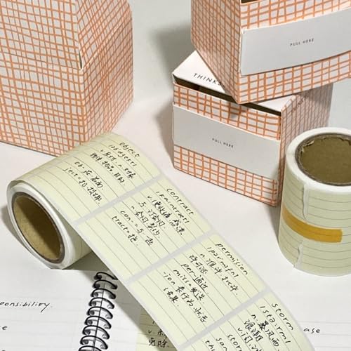 Ausziehbares Notizpapier zum Schreiben, 100 Blatt, Haftnotizen, Notizblock, Erinnerung auf Buch, Notizbuch, Kalender, Kühlschränke, Computer, Taschenformat von PLCPDM
