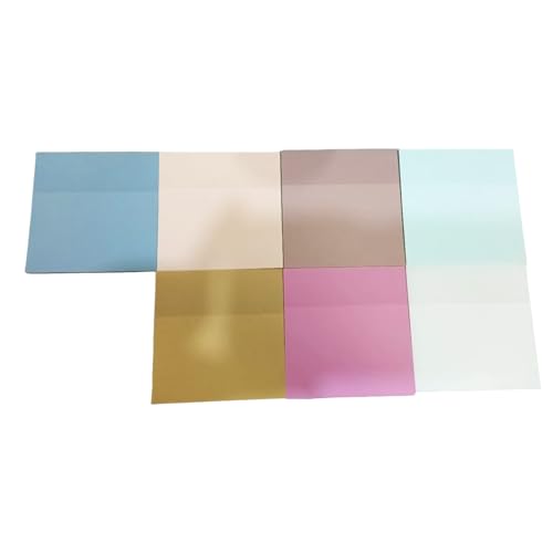 Haftnotizen, selbstklebend, transparent, Pastellfarben, Notizblock für Zuhause von PLCPDM