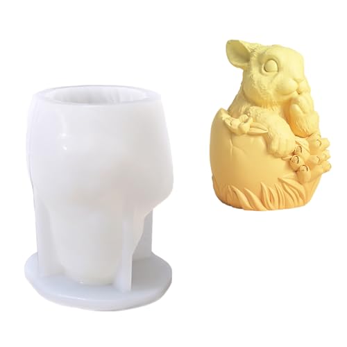 Hasen Statue Silikonkerzenformen Für Epoxidharz Home Dekoration Figur Hasen Statue Silikonkerzenformen Für Epoxidharz Home Dekoration Figur von PLCPDM