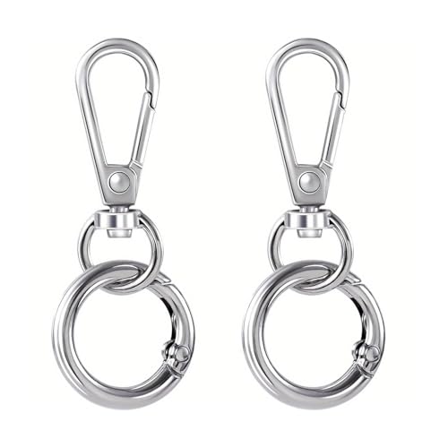 Metal Swivels Lobster Claw ClaSs Keychain Clip Mit Großen Schlüsselringen Schnappschüsse Und Schlüsselringe Für Schlüsselketten Und Kits Schlüsselringe Schnapphaken Und Schlüsselringe von PLCPDM