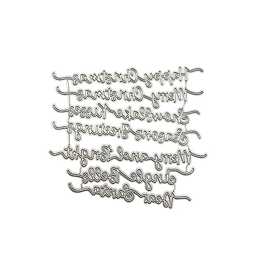 Metall-Stanzformen, Segenswörter, Prägeschablone für Kartenherstellung, Scrapbooking, Papierbastelvorlage von PLCPDM