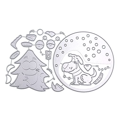 Metall-Stanzformen, Weihnachtsbaum-Prägeschablone, Stanzformen für Kartenherstellung, Scrapbooking, Papiervorlage, handgefertigte Metall-Stanzformen von PLCPDM