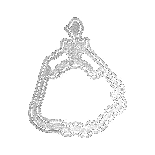 Metall-Stanzformen für Mädchen, Hochzeit, Prägeschablone für Kartenherstellung, Scrapbooking, Papiervorlage, handgefertigt Metall-Stanzformen für Mädchen, Hochzeit, Prägeschablone für Kartenherstellung, Scrapbooking, Papiervorlage, handgefertigt von PLCPDM