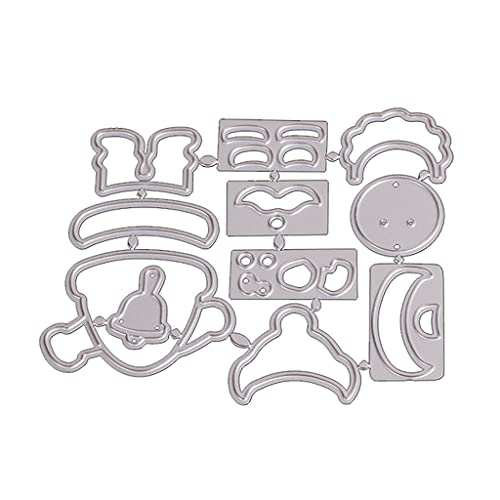Metall-Stanzschablone, Weihnachtsmann, Schablone, Scrapbooking, Album, Papier, Karte, Vorlage, Prägung, Handwerk, Dekoration, Metall-Stanzformen Metall-Stanzschablone, Weihnachtsmann, Schablone, Scrapbooking, Album, Papier, Karte, Vorlage, Prägung, Handwerk, Dekoration, Metall-Stanzformen von PLCPDM