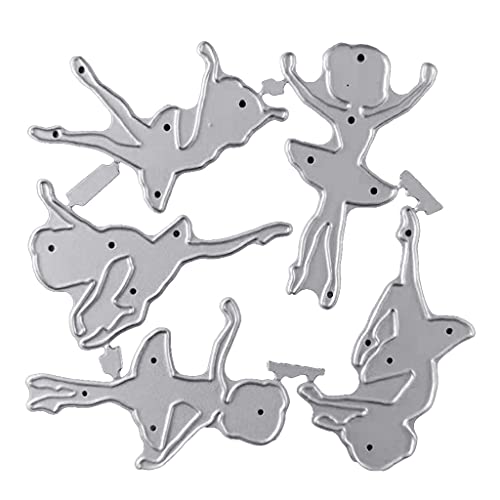 Metall-Stanzschablonen, Motiv: Ballettmädchen, Prägeformen für Alben, Scrapbooking, Papierdekoration, Ballettmädchen, Stanzformen, Karbonstahl, Prägeformen für Foto Metall-Stanzschablonen, Motiv: Ballettmädchen, Prägeformen für Alben, Scrapbooking, Papierdekoration, Ballettmädchen, Stanzformen, Karbonstahl, Prägeformen für Foto von PLCPDM