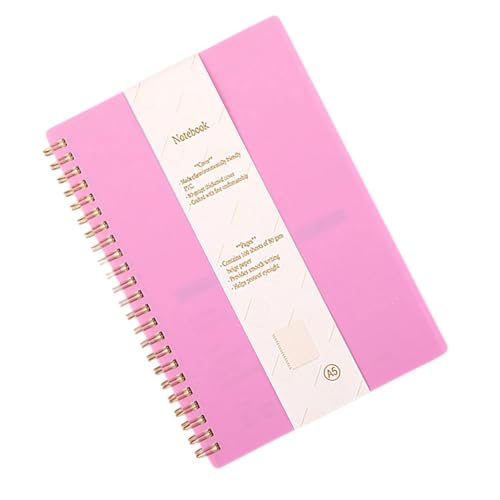 Notizbuch mit Doppelspulenbindung, Hardcover, liniert, 160 Seiten, zum Schreiben von Notizen, College, liniert, Notizblöcke, Papier-Notizbuch von PLCPDM