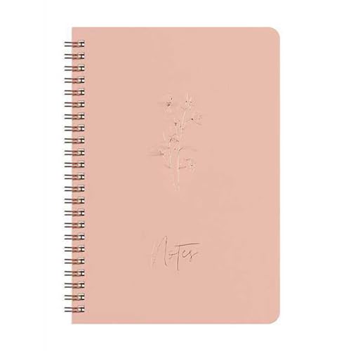 Notizbuch mit Doppelspulenbindung, liniert, 120 Seiten, zum Schreiben von Notizen, College, liniert, Notizblöcke, 14,8 x 21 cm, tragbares Notizbuch von PLCPDM