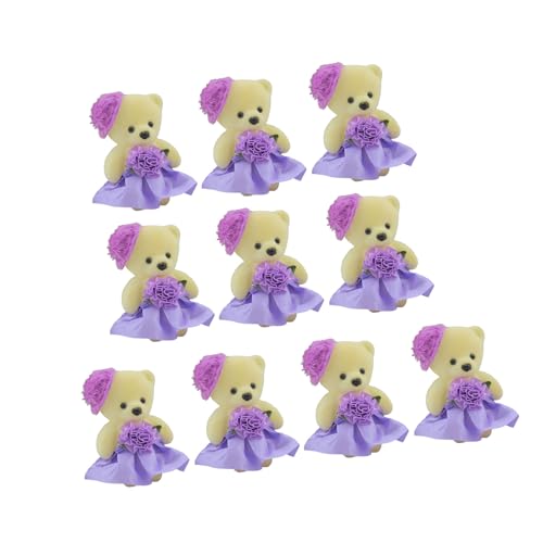 PLCPDM 10 x Schaumstoff-Bären, Cartoon-Puppen, Bärensträuße, Heimdekoration, Zubehör, um Zuneigung bei wichtigen Anlässen auszudrücken PLCPDM 10 x Schaumstoff-Bären, Cartoon-Puppen, Bärensträuße, Heimdekoration, Zubehör, um Zuneigung bei wichtigen Anlässen auszudrücken von PLCPDM