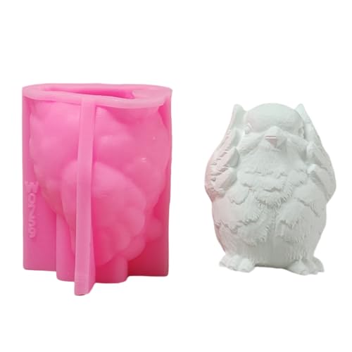 PLCPDM 3D-Vogelformen, Gießformen, Silikonformen, Ornament, Gips, Epoxidharz, Backformen zum Basteln von PLCPDM