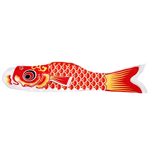 PLCPDM 70 cm Nobori Karpfen Windsocken Koinobori Bunte Fischflagge Hängende Wanddekoration PLCPDM 70 cm Nobori Karpfen Windsocken Koinobori Bunte Fischflagge Hängende Wanddekoration von PLCPDM