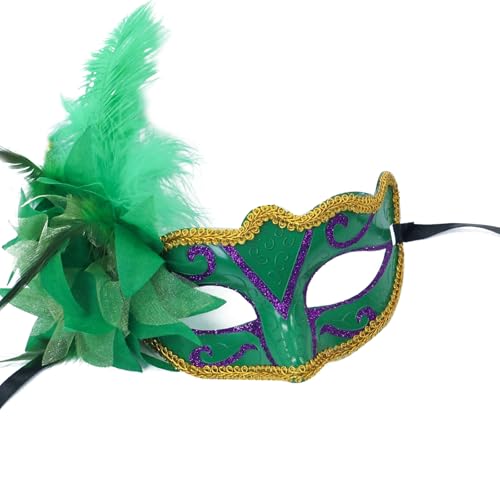 PLCPDM Blumenmaskerade, gefiedert, Halloween-Party, Auge, für Damen, Halloween-Party, Maskerade, Kostüm-Zubehör PLCPDM Blumenmaskerade, gefiedert, Halloween-Party, Auge, für Damen, Halloween-Party, Maskerade, Kostüm-Zubehör von PLCPDM