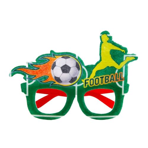 PLCPDM Einzigartige Fußballbrille, europäischer Fußball-Brillen-Rahmen, Motto-Party-Brille für Sport, Party und Heimdekoration PLCPDM Einzigartige Fußballbrille, europäischer Fußball-Brillen-Rahmen, Motto-Party-Brille für Sport, Party und Heimdekoration von PLCPDM