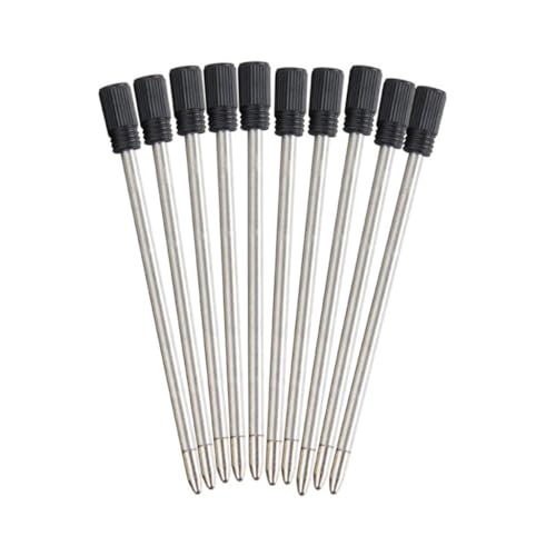 PLCPDM Kugelschreiber, 10 Stück Kugelschreiberminen für Multifunktionsstift, Metallminen für Drehkugelschreiber, Kristallstift-Minen PLCPDM Kugelschreiber, 10 Stück Kugelschreiberminen für Multifunktionsstift, Metallminen für Drehkugelschreiber, Kristallstift-Minen von PLCPDM