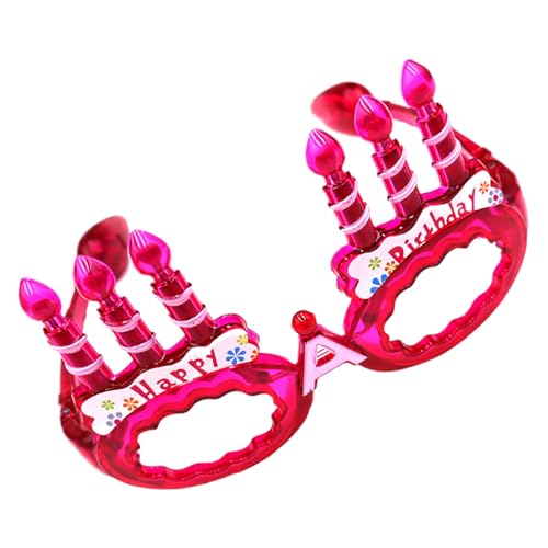 PLCPDM LED Light Up Birthday Kuchengläser Glühende Brille Rahmen Für Kindergeburtstag Halloween Weihnachtsfeier Dekoration PLCPDM LED Light Up Birthday Kuchengläser Glühende Brille Rahmen Für Kindergeburtstag Halloween Weihnachtsfeier Dekoration von PLCPDM