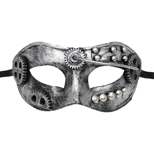 PLCPDM Maskerade Half Face Party Sterevunk Karneval Venezianer Abschlussball für Halloween Cosplay PLCPDM Maskerade Half Face Party Sterevunk Karneval Venezianer Abschlussball für Halloween Cosplay von PLCPDM