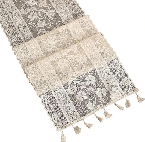 PLCPDM Spitzentischdecke im Vintage-Stil mit aufwendiger Stickerei für luxuriöse Esstischabdeckung PLCPDM Spitzentischdecke im Vintage-Stil mit aufwendiger Stickerei für luxuriöse Esstischabdeckung von PLCPDM