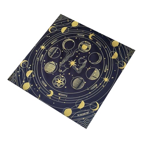 PLCPDM Tarot Tischdecke Moonphasenmuster Astrologie Altäre Stoff Göttisch Kartentisch Stoff Wandteppich Hexereien Lieferungen PLCPDM Tarot Tischdecke Moonphasenmuster Astrologie Altäre Stoff Göttisch Kartentisch Stoff Wandteppich Hexereien Lieferungen von PLCPDM