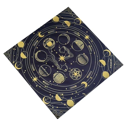 PLCPDM Tarot Tischdecke Moonphasenmuster Astrologie Altäre Stoff Göttisch Kartentisch Stoff Wandteppich Hexereien Lieferungen PLCPDM Tarot Tischdecke Moonphasenmuster Astrologie Altäre Stoff Göttisch Kartentisch Stoff Wandteppich Hexereien Lieferungen von PLCPDM