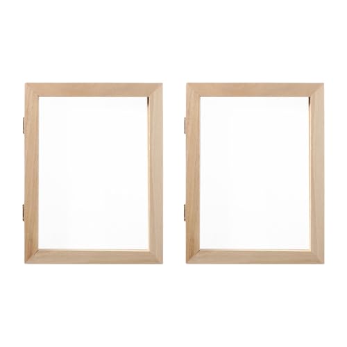 Papierformen und Bildschirme aus Holz, für handgefertigte Schreibwaren, Kunstprojekte, pädagogische Zwecke, 2 Stück Papierformen und Bildschirme aus Holz, für handgefertigte Schreibwaren, Kunstprojekte, pädagogische Zwecke, 2 Stück von PLCPDM