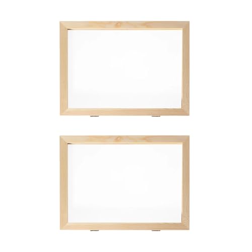 Papierformen und Bildschirme aus Holz, für handgefertigte Schreibwaren, Kunstprojekte, pädagogische Zwecke, 2 Stück Papierformen und Bildschirme aus Holz, für handgefertigte Schreibwaren, Kunstprojekte, pädagogische Zwecke, 2 Stück von PLCPDM