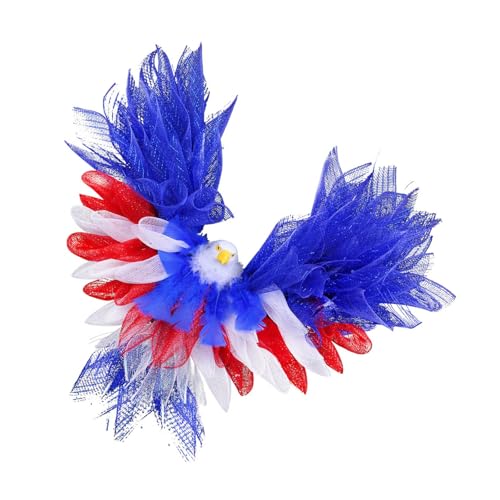 Patriotischer Geierkranz, Türbehang für Unabhängigkeitstag, Dekoration, stabile Maschen für Hauseingänge und Veranden, Holzschild Patriotischer Geierkranz, Türbehang für Unabhängigkeitstag, Dekoration, stabile Maschen für Hauseingänge und Veranden, Holzschild von PLCPDM