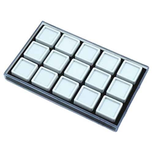 Schmuck Organisatoren Box Mit 15 Slot Für Perlen Und Edelsteine Display Aus Robustem Acryl Mit Schwamm Innenräumen Schmuck Organisatoren Box Mit 15 Slot Für Perlen Und Edelsteine Display Aus Robustem Acryl Mit Schwamm Innenräumen von PLCPDM