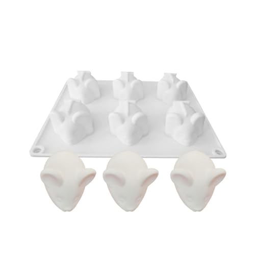 Silikonform mit 6 Mulden, für Fondant, Schokolade, Mousse, Kuchen, Dekoration, Werkzeug, Seife Silikonform mit 6 Mulden, für Fondant, Schokolade, Mousse, Kuchen, Dekoration, Werkzeug, Seife von PLCPDM