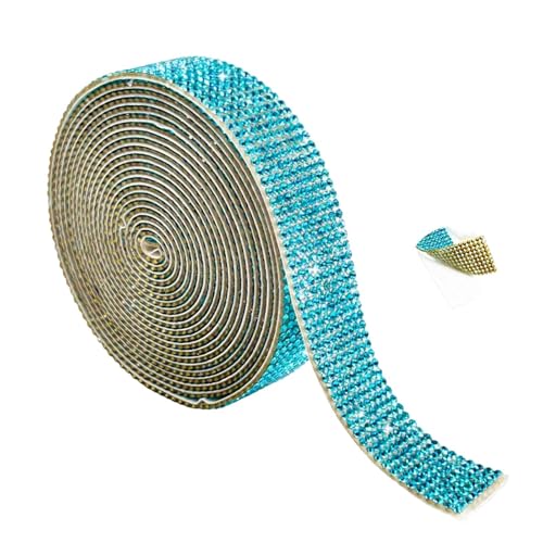 Strasssteine ​​Bänder 5yard Klebstoff Strassständer Ribbon 13mm Sprudel Strassestones Aufkleber Für Hochzeitsdekorationen von PLCPDM