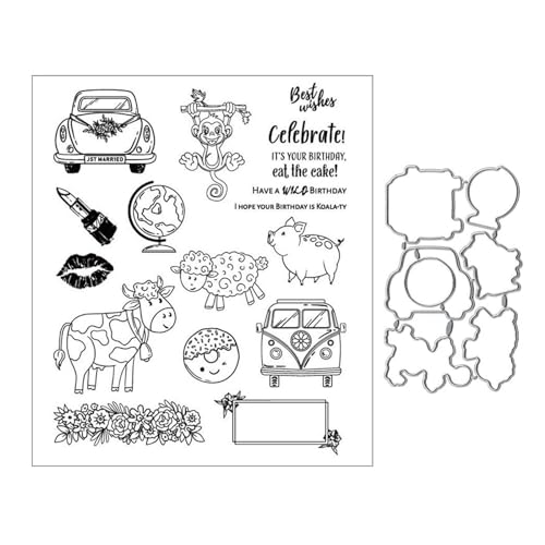 Transparente Stempel und Stanzformen für Kartenherstellung, Fotoalbum, Dekorationen, Stanzformen, Siegel, Scrapbooking, Dekoration Transparente Stempel und Stanzformen für Kartenherstellung, Fotoalbum, Dekorationen, Stanzformen, Siegel, Scrapbooking, Dekoration von PLCPDM