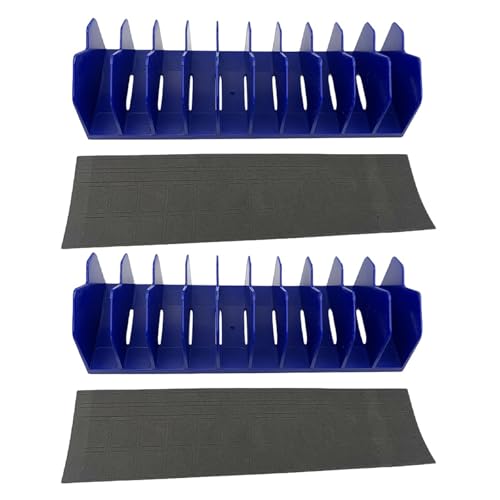Zangenorganizer mit 10 Schlitzen, 2 Stück, Zangen, Schneider, Aufbewahrungsregal mit rutschfester Gummiunterseite für Werkzeugaufbewahrungslösung Zangenorganizer mit 10 Schlitzen, 2 Stück, Zangen, Schneider, Aufbewahrungsregal mit rutschfester Gummiunterseite für Werkzeugaufbewahrungslösung von PLCPDM
