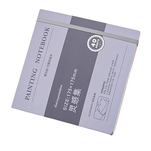 Zeichenbuch Aquarell-Notizbücher Tragbare Skizzenbücher Reißbares Zeichennotizbuch Kunstbedarf für Malbuch Tragbare Skizzenbücher Reißbares Notizbuch Aquarell von PLCPDM