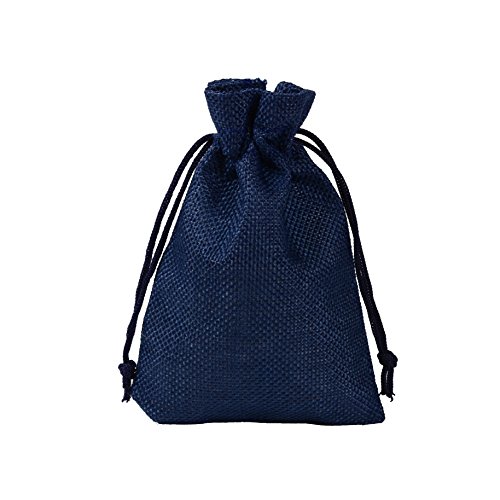 20 Stück 20 x 30cm Leinenbeutel Linen Drawstring Bags Natur Jutesäckchen mit Tunnelzug, PLECUPE Reine Farbe Aufbewahrungs Tasche Einfache Stil Schmuck Tasche mit Drawstring Candy Gift Bags, Marineblau 20 Stück 20 x 30cm Leinenbeutel Linen Drawstring Bags Natur Jutesäckchen mit Tunnelzug, PLECUPE Reine Farbe Aufbewahrungs Tasche Einfache Stil Schmuck Tasche mit Drawstring Candy Gift Bags, Marineblau von PLECUPE