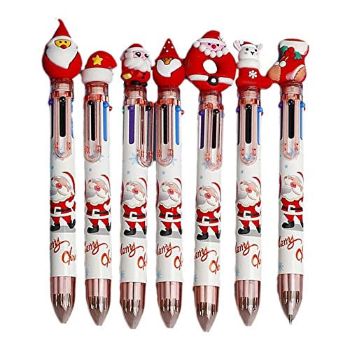 PLGEBR Christmas Series Mehrfarbige Kugelschreiber, einziehbare Stifte, Bürobedarf, Schule, Schreibwaren, Schreibwaren von PLGEBR