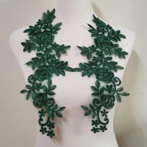 PLIAGE Grüne Spitze-Blumen-Stickerei-Patches zum Aufnähen auf Kleidung, Kleid, Chiffon-Applikationen, Reparatur, Handarbeit PLIAGE Grüne Spitze-Blumen-Stickerei-Patches zum Aufnähen auf Kleidung, Kleid, Chiffon-Applikationen, Reparatur, Handarbeit von PLIAGE