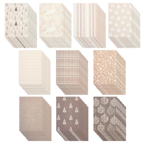 PLIGREAT 120 Blatt strukturiertes Vintage-Scrapbook-Papier, sortiert, 12 Stile, handgefertigtes Bastelpapier für DIY-Kunstprojekte, Scrapbooking, Karten, Tagebuch, Verzierungen, 12 x 8 cm PLIGREAT 120 Blatt strukturiertes Vintage-Scrapbook-Papier, sortiert, 12 Stile, handgefertigtes Bastelpapier für DIY-Kunstprojekte, Scrapbooking, Karten, Tagebuch, Verzierungen, 12 x 8 cm von PLIGREAT