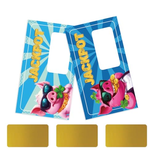 PLIGREAT 120 Packung Rubbellose Mit Lustigen Schweinchen. Basteln Sie Ihre Eigenen Rubbelkarten. Individuelle Rubbelkarten Für Die Lotterie Mit Aufklebern. Rubbellose Zum Gewinnen. DIY Gutscheinkarten PLIGREAT 120 Packung Rubbellose Mit Lustigen Schweinchen. Basteln Sie Ihre Eigenen Rubbelkarten. Individuelle Rubbelkarten Für Die Lotterie Mit Aufklebern. Rubbellose Zum Gewinnen. DIY Gutscheinkarten von PLIGREAT