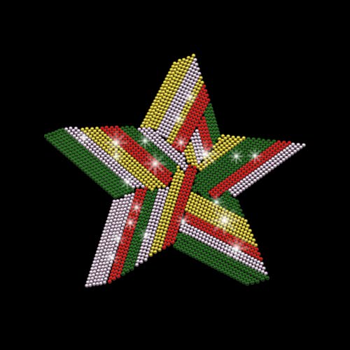 PLIGREAT 3D Strass Hotfix Transfer Zum Aufbügeln Für Kleidung Bunte Glitzer Kristall Wärmeübertragungs Patches Für T Shirt Jacke Tasche Stoff DIY Verzierung Zum Aufbügeln Auf Strass Aufkleber von PLIGREAT